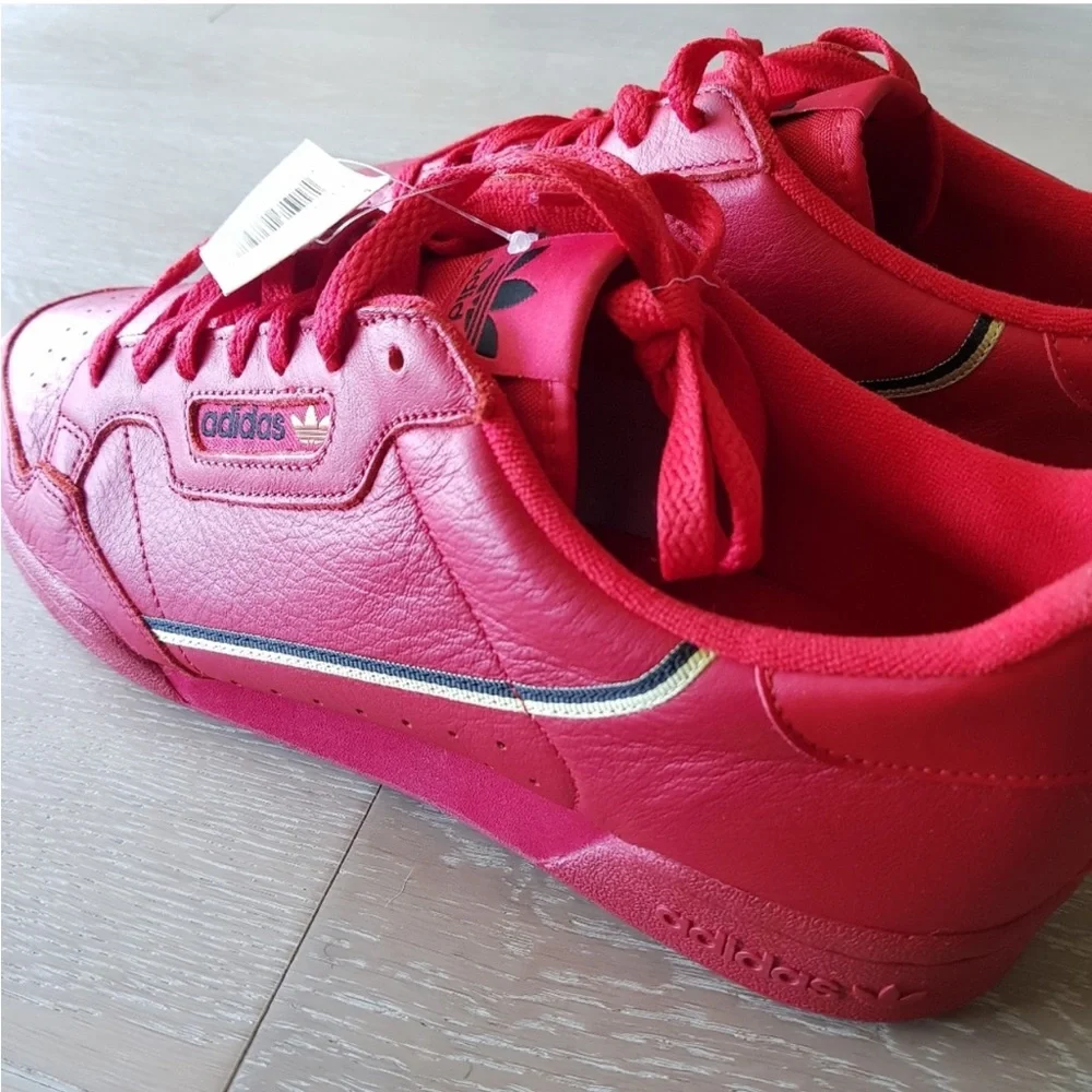 Adidas Continental 80 sneakers red 12.5 men NEW